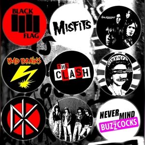Punk Rock Magnets Misfits The Clash 80's Music